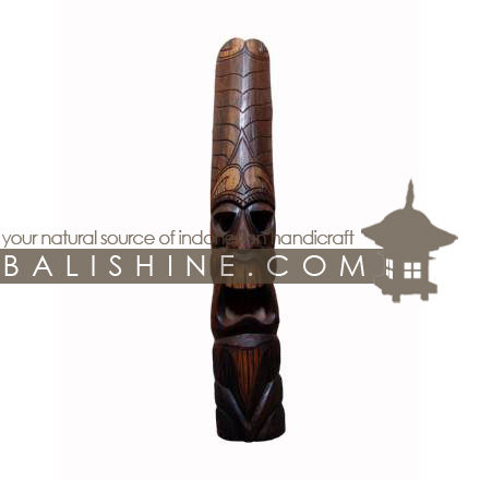 Balishine: Your natural source of indonesian handicraft presents in its Home Decor collection the Tiki Mask:17BAA475194:This tiki mask is a handicraft of Bali made from albesia wood.  Same as picture 
