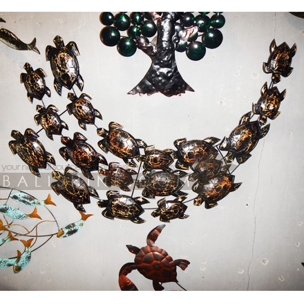 Balishine: Your natural source of indonesian handicraft presents in its Home Decor collection the Turtle Wall Frame:17TER507910:This wall frame is produced in Indonesia made from iron base with wooden albasia turtle.  Other color possible.