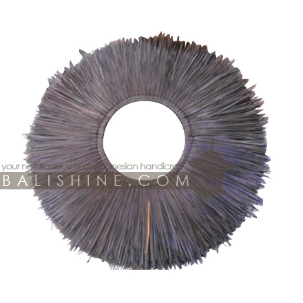 Balishine: Your natural source of indonesian handicraft presents in its Home Decor collection the Mendong Grass Round Wall Decor:17DEK8742:This natural round wall decor is made in bali from mendong grass.  