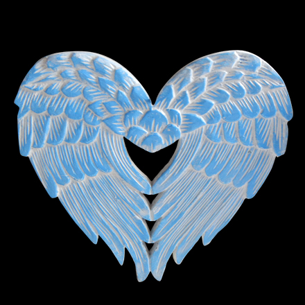 Balishine: Your natural source of indonesian handicraft presents in its Home Decor collection the Wall Decor Angel Wings Blue:17NIR508688:When it comes to decorating your home, sometimes it?s better to just wing it! A stylish way to do so, this winged wall decorative adds an angelic touch to your interior.  We are Showing them in Sky blue color. If you want a different color leave us a message in the order from to what color you want.