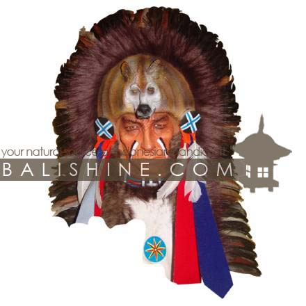 Balishine: Your natural source of indonesian handicraft presents in its Home Decor collection the Indian Wall Plague:17MUS465168:This wall plague is produced in Bali.  Same as picture 