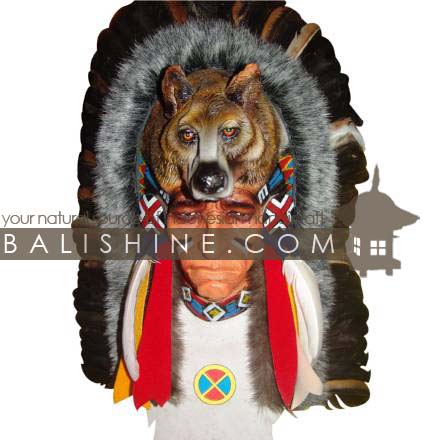 Balishine: Your natural source of indonesian handicraft presents in its Home Decor collection the Indian Wall Plague:17MUS465169:This wall plague is produced in Bali.  Same as picture 