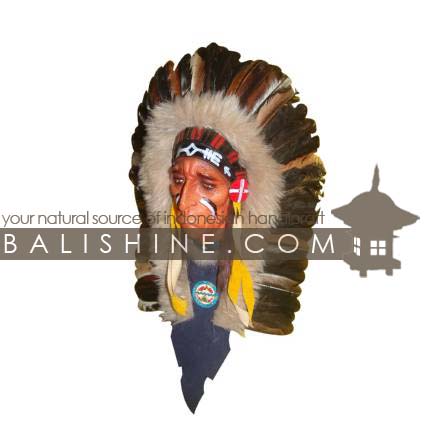 Balishine: Your natural source of indonesian handicraft presents in its Home Decor collection the Indian Wall Plague:17MUS465170:This wall plague is produced in Bali.  Same as picture 