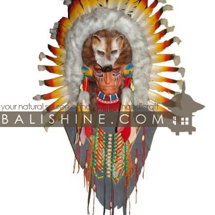 Balishine: Your natural source of indonesian handicraft presents in its Home Decor collection the Indian Wall Plague:17MUS465177:This wall plague is produced in Bali.  Same as picture 