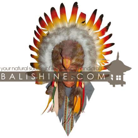 Balishine: Your natural source of indonesian handicraft presents in its Home Decor collection the Indian Wall Plague:17MUS465179:This wall plague is produced in Bali.  Same as picture 