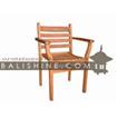 balishine This garden chair is produced in indonesia, made from teak wood