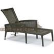 balishine This lounger is produced in Indonesia and made from aluminium with synthetique rottan finishing.