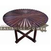 balishine This round table is produced in indonesia, made from teak wood