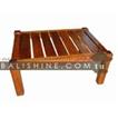 balishine This rectangular table is produced in indonesia, made from teak wood