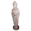 balishine This budha statue is made from GRC (concrete mixed with fiber) and can be used indoor or outdoor.