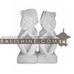 balishine This set of 2 statues is produced in Indonesia, made from lime stone