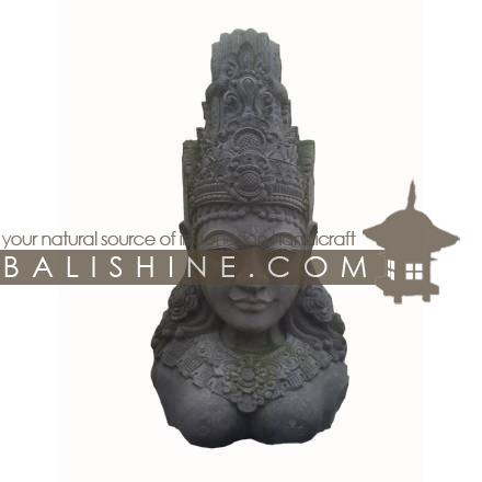 Balishine: Your natural source of indonesian handicraft presents in its Outdoor collection the Statue:217LAB3617:This statue is produced in Indonesia, made from cement  grey color
