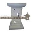 balishine This square pedestral is produced in Indonesia, made from lime stone