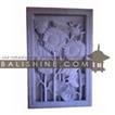 balishine This stone frame is produced in Indonesia, made from lime stone with curving flowers