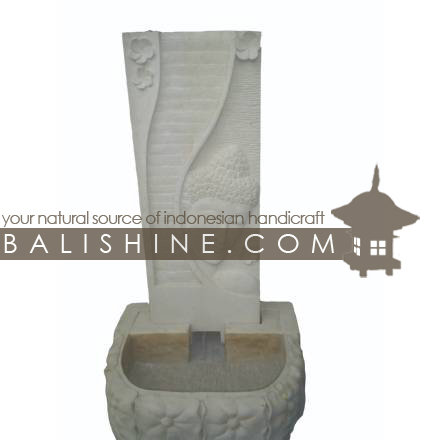 Balishine: Your natural source of indonesian handicraft presents in its Outdoor collection the Water Fountain:218BIB3687:This water fountain is produced in Indonesia, made from lime stone.  Sold without pump. It you want purchase a pump, let us know and we will quote it for you.