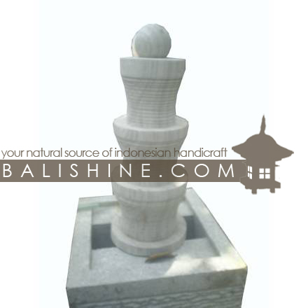 Balishine: Your natural source of indonesian handicraft presents in its Outdoor collection the Water Fountain:218LAB3683:This water fountain is produced in Indonesia, made from plexi stone.  Sold without pump. It you want purchase a pump, let us know and we will quote it for you.