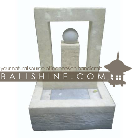 Balishine: Your natural source of indonesian handicraft presents in its Outdoor collection the Water Fountain:218SSR3686:This water fountain is produced in Indonesia, made from lombok stone.  Sold without pump. It you want purchase a pump, let us know and we will quote it for you.