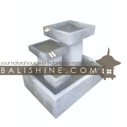 Balishine: Your natural source of indonesian handicraft presents in its Outdoor collection the Water Fountain:218SSR3694:This water fountain is produced in Indonesia, made from cement.  Sold without pump. It you want purchase a pump, let us know and we will quote it for you.