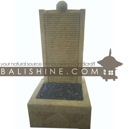 Balishine: Your natural source of indonesian handicraft presents in its Outdoor collection the Water Fountain:218UJP3685:This water fountain is produced in Indonesia, made from lombok stone.  Sold without pump. It you want purchase a pump, let us know and we will quote it for you.