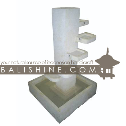 Balishine: Your natural source of indonesian handicraft presents in its Outdoor collection the Water Fountain:218UJP3704:This water fountain is produced in Indonesia, made from cement.  Sold without pump. It you want purchase a pump, let us know and we will quote it for you.