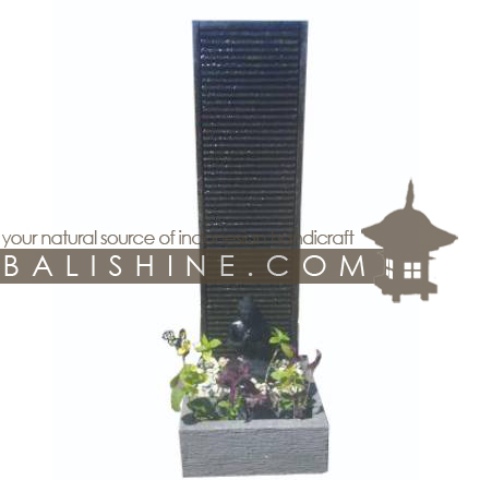 Balishine: Your natural source of indonesian handicraft presents in its Outdoor collection the Water Fountain:218UJP3715:This water fountain is produced in Indonesia, made from cement.  Sold without pump. It you want purchase a pump, let us know and we will quote it for you.