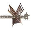 balishine This folding book holder is produced in Bali, made from bambou.