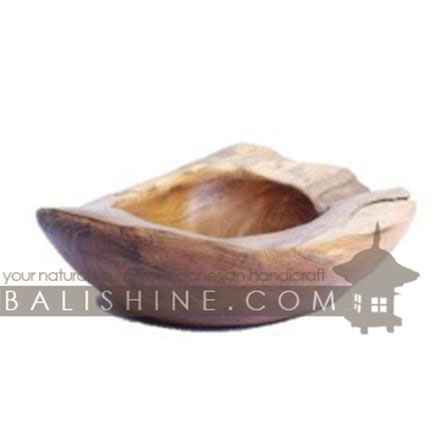 Balishine: Your natural source of indonesian handicraft presents in its Tableware collection the Bowl:624WAS7141:This bowl is produced in Bali made from natural old teak wood with coconut oil finishing.  