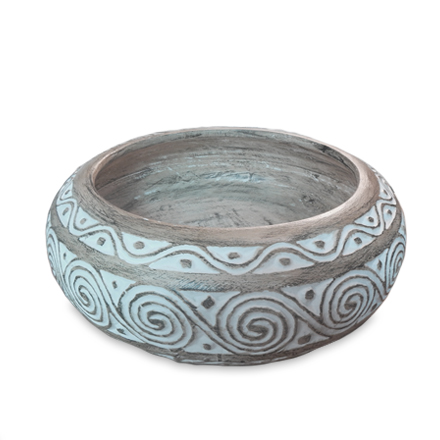 Balishine: Your natural source of indonesian handicraft presents in its Tableware collection the Decorative Palm Wood Bowl:624JAT8266:  