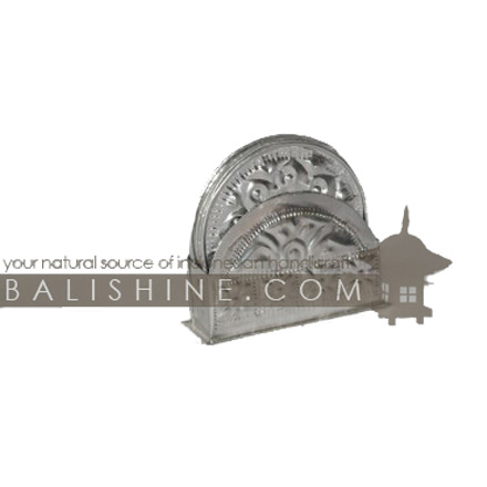 Balishine: Your natural source of indonesian handicraft presents in its Tableware collection the Coaster set of 10:631PUR6324:This box with 10 coasters is  produced in Bali and is made from aluminium.  