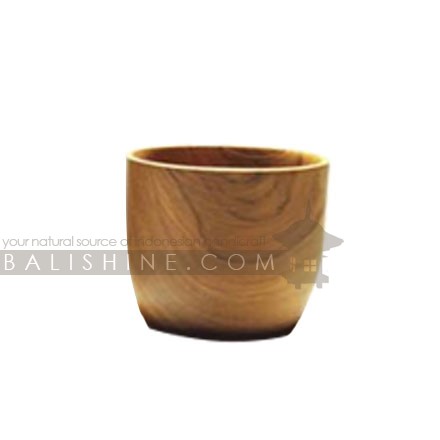 Balishine: Your natural source of indonesian handicraft presents in its Tableware collection the Cup:650WAS7706:This cup is produced in Bali made from natural old teak wood with coconut oil finishing.  