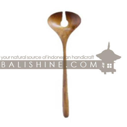 Balishine: Your natural source of indonesian handicraft presents in its Tableware collection the Fork:632WAS7112:This fork is produced in Bali made from natural old teak wood with coconut oil finishing.  