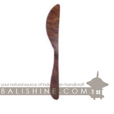Balishine: Your natural source of indonesian handicraft presents in its Tableware collection the Knife:632WAS7076:This knife is produced in Bali made from natural old teak wood with coconut oil finishing.  