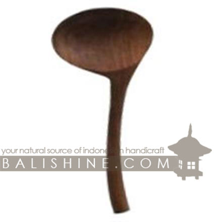Balishine: Your natural source of indonesian handicraft presents in its Tableware collection the Ladle:632WAS7106:This ladle is produced in Bali made from natural old teak wood with coconut oil finishing.  