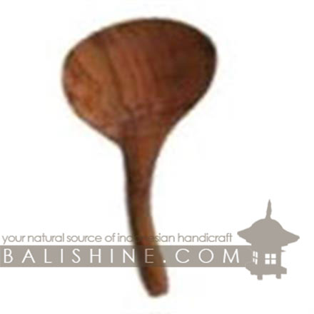 Balishine: Your natural source of indonesian handicraft presents in its Tableware collection the Ladle:632WAS7107:This ladle is produced in Bali made from natural old teak wood with coconut oil finishing.  