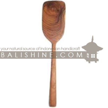 Balishine: Your natural source of indonesian handicraft presents in its Tableware collection the Spatula:632WAS7119:This spatula is produced in Bali made from natural old teak wood with coconut oil finishing.  