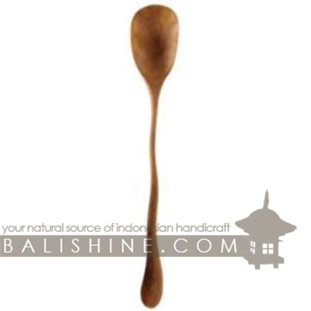Balishine: Your natural source of indonesian handicraft presents in its Tableware collection the Spoon:632WAS7233:This spoon is produced in Bali made from natural old teak wood with coconut oil finishing.  