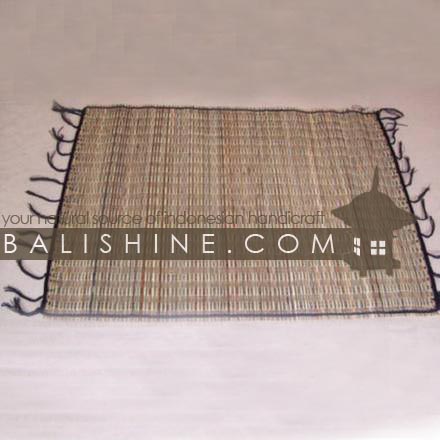 Balishine: Your natural source of indonesian handicraft presents in its Tableware collection the Placemats:628JAS2965:This rectangular placemate is  produced in Bali this handicraft is made from coconut root.  Natural color