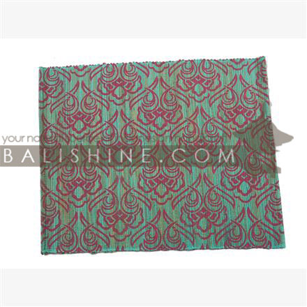 Balishine: Your natural source of indonesian handicraft presents in its Tableware collection the Placemat:628PEK7428:This rectangular placemate is  produced in Bali . This handicraft is made from 