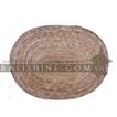 balishine This oval placemate is  produced in the island of Lombok . This handicraft is made from rattan weaving.