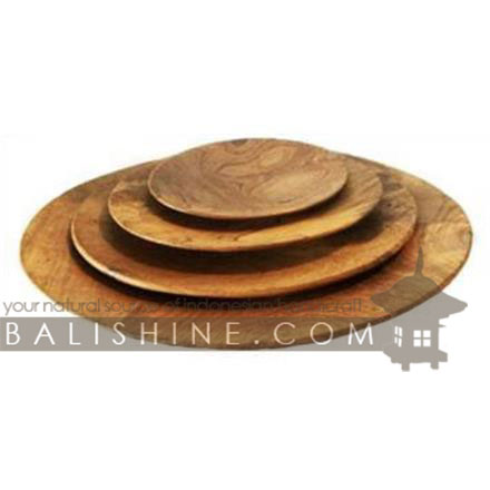 Balishine: Your natural source of indonesian handicraft presents in its Tableware collection the Platter:634WAS7159:This platter is produced in Bali made from natural old teak wood with coconut oil finishing.  