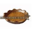 balishine This round tray is produced in Bali made from teak wood.