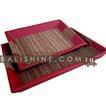 balishine This set of 2 rectangular trays is produced in Bali made from coconut root.