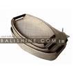 balishine This set of 3 oval trays is produced in Bali made from seagrass and bamboo.