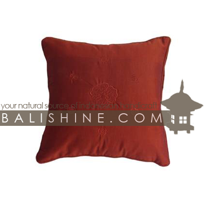 Balishine: Your natural source of indonesian handicraft presents in its Textile & Rugs collection the Pillow Cases:537KAN1272:This pillow case is produced in Bali it's a handmade textile with closing zip.  50% coton and 50% polyester. Same as picture