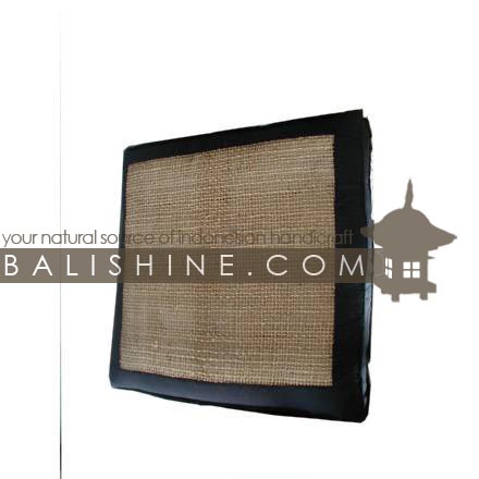 Balishine: Your natural source of indonesian handicraft presents in its Textile & Rugs collection the Pillow For Chair:538VIN1473:This pillow is produced in Bali it's a handmade Sari  textile with kapok inside.  50% coton and 50% polyester. Color as photo.