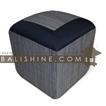 balishine This square pouf stool is produced in Bali made from the matting of natural coconut root.