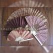 balishine This fan is produced in indonesia, made from bamboo with batik fabric.