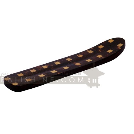 Balishine: Your natural source of indonesian handicraft presents in its Various collection the Incense Stick Holder:44DIV592413:This incense sticks holder is produced in Bali made from teak wood and the matting of brown coconut shell.  