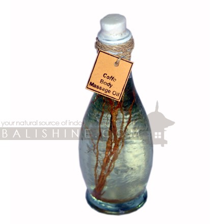 Balishine: Your natural source of indonesian handicraft presents in its Various collection the Massage Oil 180 Cc:44ARJ572407:This massage oil 180 cc is produced in Bali made from tropical pulp flower in an original handmade glass bottle.  Also available in aromas : Amber, Apple, Bergamot, Cacao, Canabis, Chempaka, Cinnamon, Citronnella, Clove, Coconut, Coffe, Darshan, Euqaliptus, Frangipani, Gardenia, Grass, Jasmine, Krishna Musk, Lavender, Lemon, Lotus, Macana, Mango, Musk, Nagchampa, Narcis, Night Queen,  Opium, Orange, Orchid, Passion Fruit, Patchouly, Peppermint, Rose, Rosemary, Sakura, Sandalwood, Spice, Strawberry, Sweet balinese, Variety, Vetiver, Ylang-Ylang, Vanilla, Lotus.