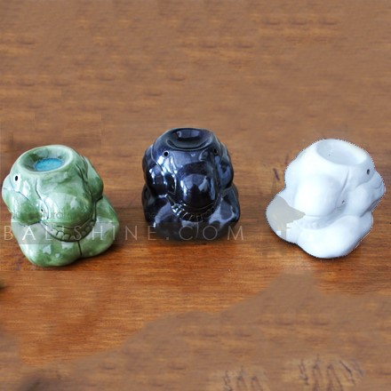 Balishine: Your natural source of indonesian handicraft presents in its Various collection the Oil Burner:44AGG586111:This oil burner is produced in Bali made from ceramic.   Same as picture